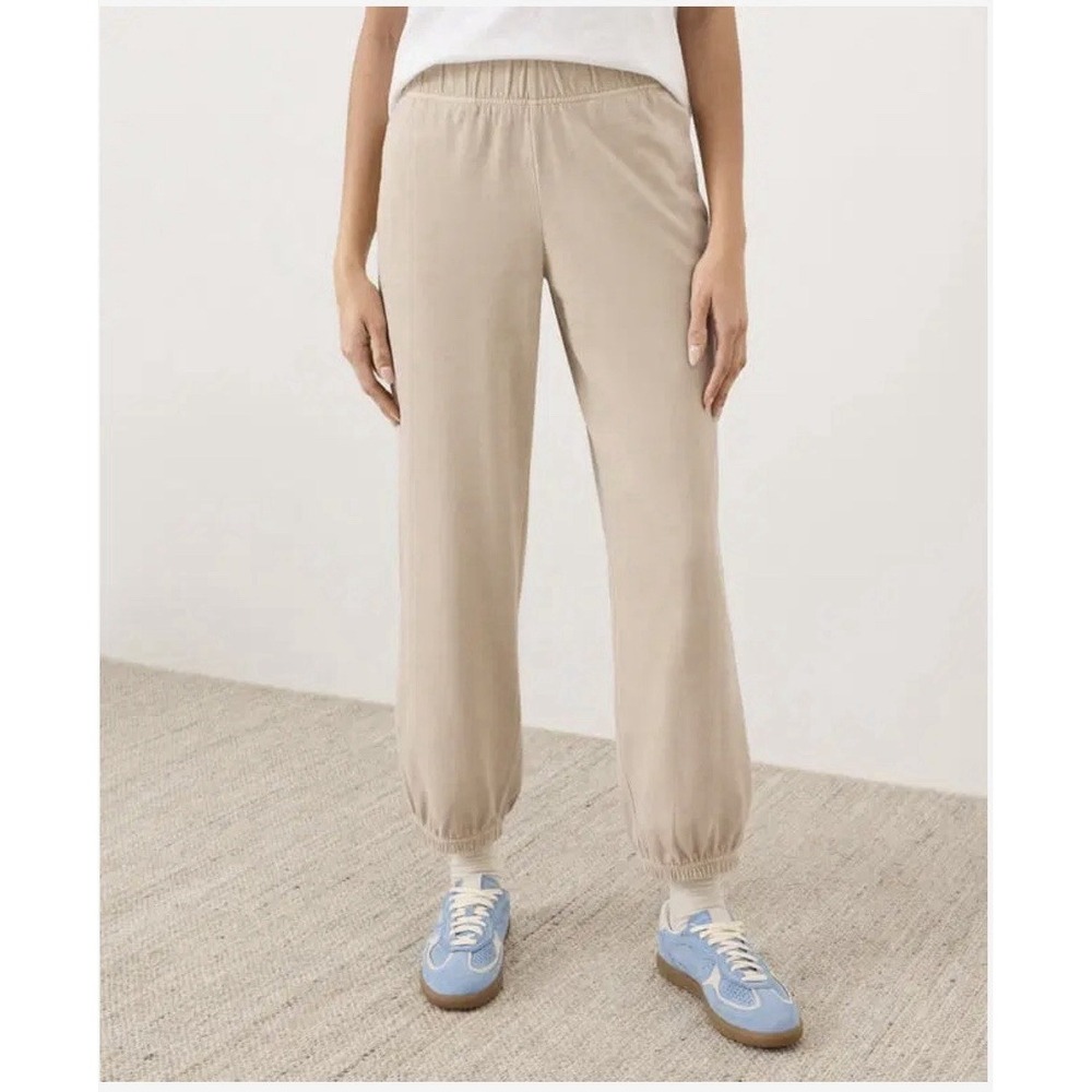 SKIN Organic Beige/tan Lounge Sweatpants SoftFairtradeOrganicCotton SzXS Stretch